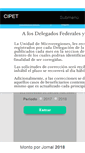 Mobile Screenshot of cipet.gob.mx